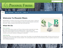 Tablet Screenshot of phxfibers.com